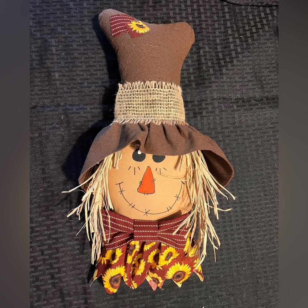 Handmade Scarecrow Wreath Attachment -New